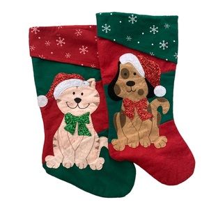 Cat & Dog Christmas Stocking Bundle